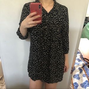 F21 Black Floral Dress